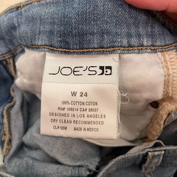 Joe's Jeans Jean Shorts Size 24! Super comfortable material & great condition! - Picture 4 of 4